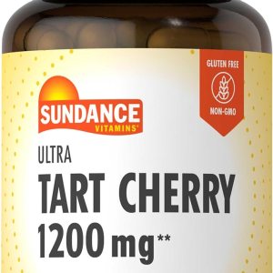 Sundance Cápsulas Tart Cherry de 1200 mg  60 unidades  Suplemento de hierbas tradicional  Fórmula sin OMG y sin gluten Sundance Cápsulas Tart Cherry de 1200 mg  60 unidades  Suplemento de hierbas tradicional  Fórmula sin OMG y sin gluten
