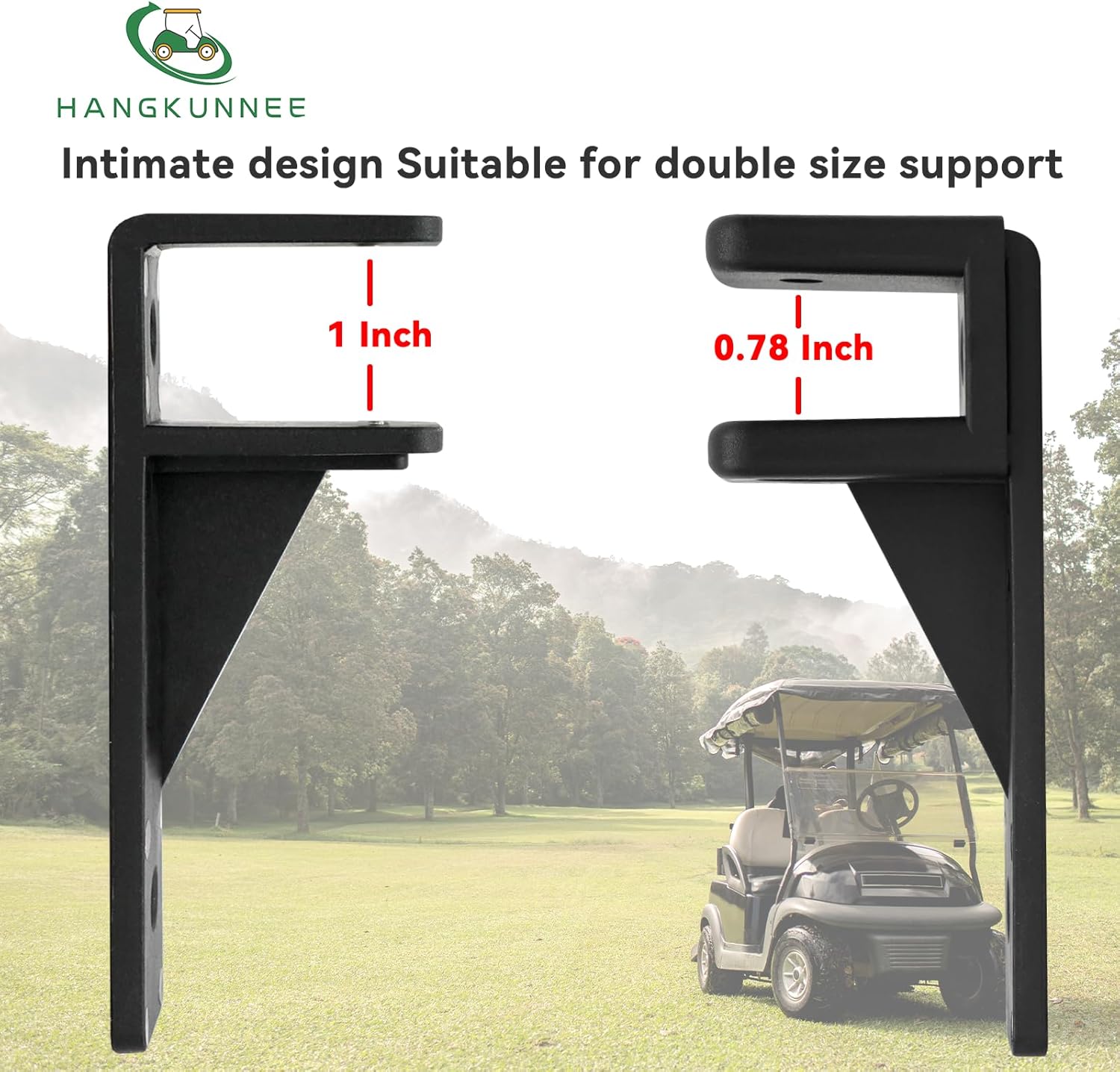 Reposabrazos de carrito de golf con portavasos para EZGO Club Car Yamaha, no requiere taladrar, kits de reposabrazos para asiento trasero con marco