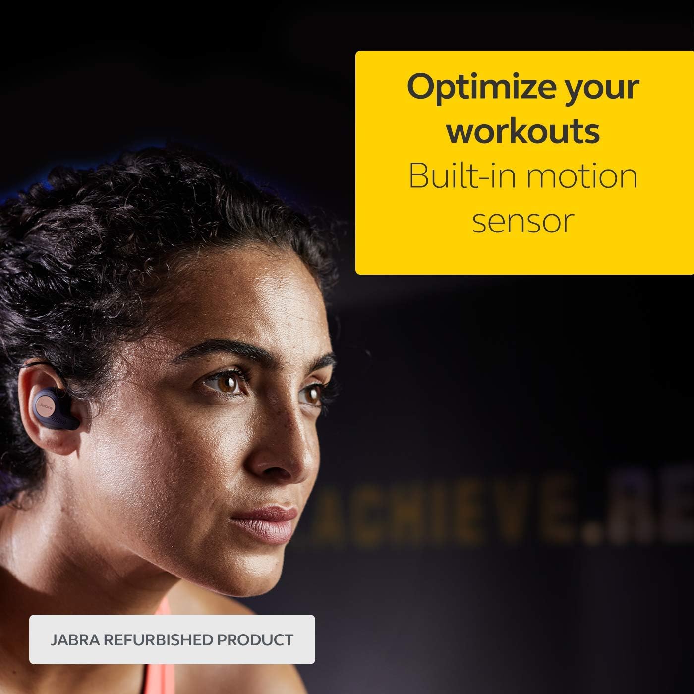 Jabra Elite Active 65t Auriculares deportivos inalámbricos con compatibilidad con Alexa con funda de carga (renovados) Negro