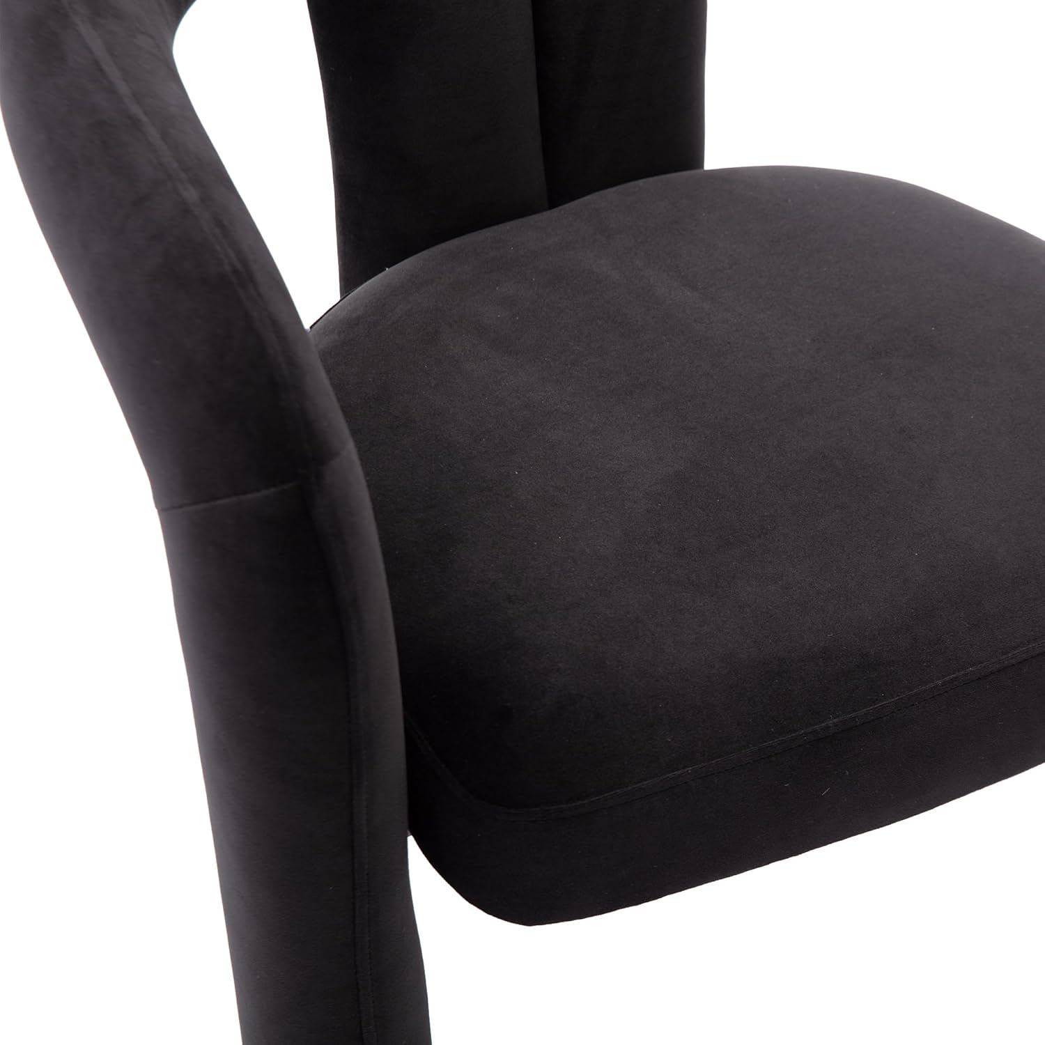 Juego de 2 sillas de comedor modernas, de diseño contemporáneo, silla decorativa tapizada de tela Boucle, cómoda silla auxiliar para cocina,