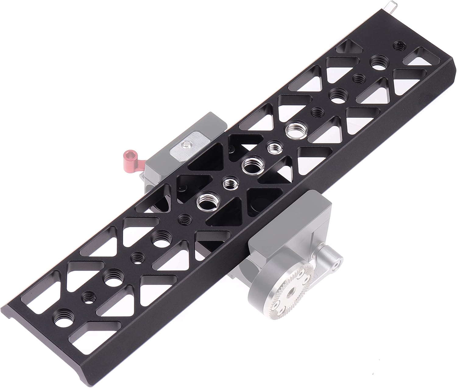 Fotga Placa de cola de milano estándar de 10 pulgadas y 10 pulgadas con agujeros de tornillo de 14 a 20 38 pulgadas – 16 agujeros para trípode con