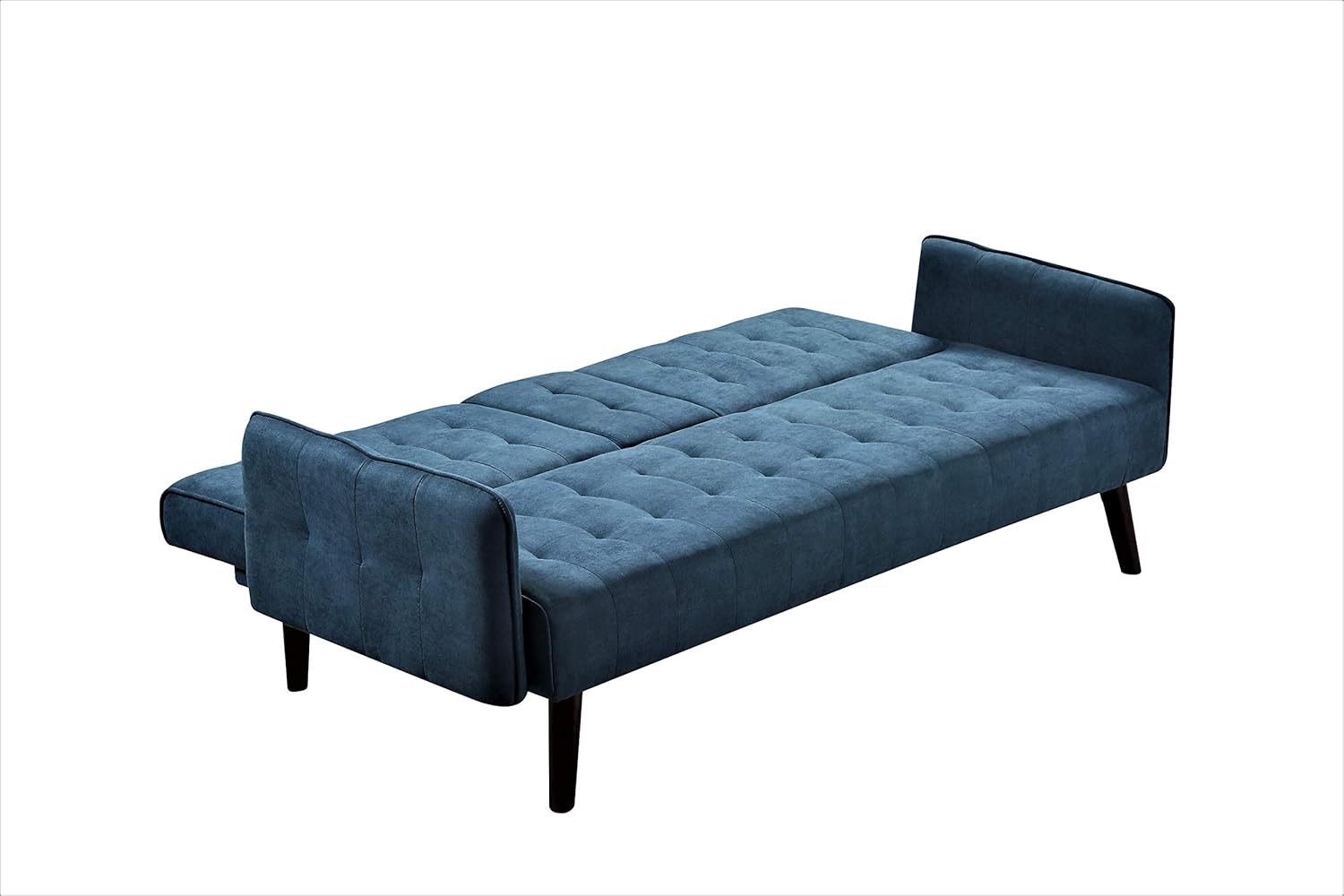 US Pride Furniture Sofá cama convertible con encanto, azul