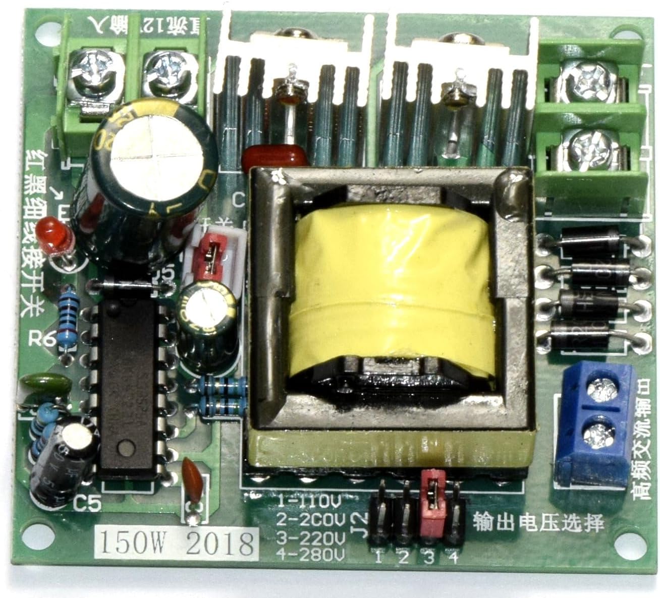 Inversor DC-AC 12V DC a 110-280V AC o DC para cargas resistivas