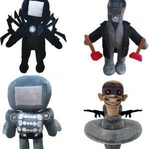 TQJOUJOU Toiletman Titan Speakerman – Juguete de peluche de jefe de cámara de TVman, regalos coleccionables para fanáticos y niños TQJOUJOU Toiletman Titan Speakerman – Juguete de peluche de jefe de cámara de TVman, regalos coleccionables para fanáticos y niños