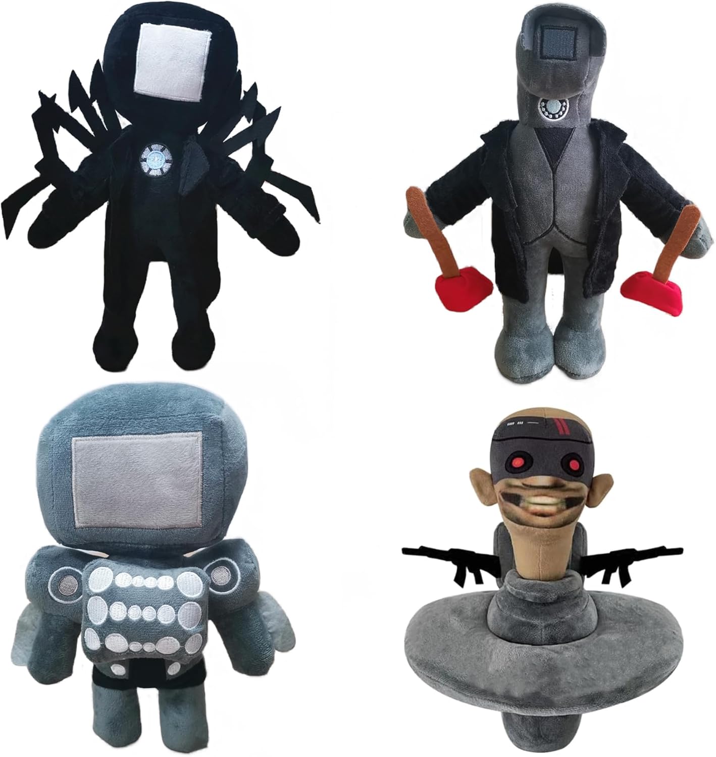 TQJOUJOU Toiletman Titan Speakerman – Juguete de peluche de jefe de cámara de TVman, regalos coleccionables para fanáticos y niños