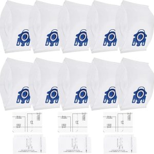 Aryavos Airclean GN 3D Efficiency – Bolsas de vacío para Miele Classic C1 C2 C3 S227 S240 S270 S400 S2 S2 S5 S8 Series incluye 10 bolsas de repuesto Aryavos Airclean GN 3D Efficiency – Bolsas de vacío para Miele Classic C1 C2 C3 S227 S240 S270 S400 S2 S2 S5 S8 Series incluye 10 bolsas de repuesto