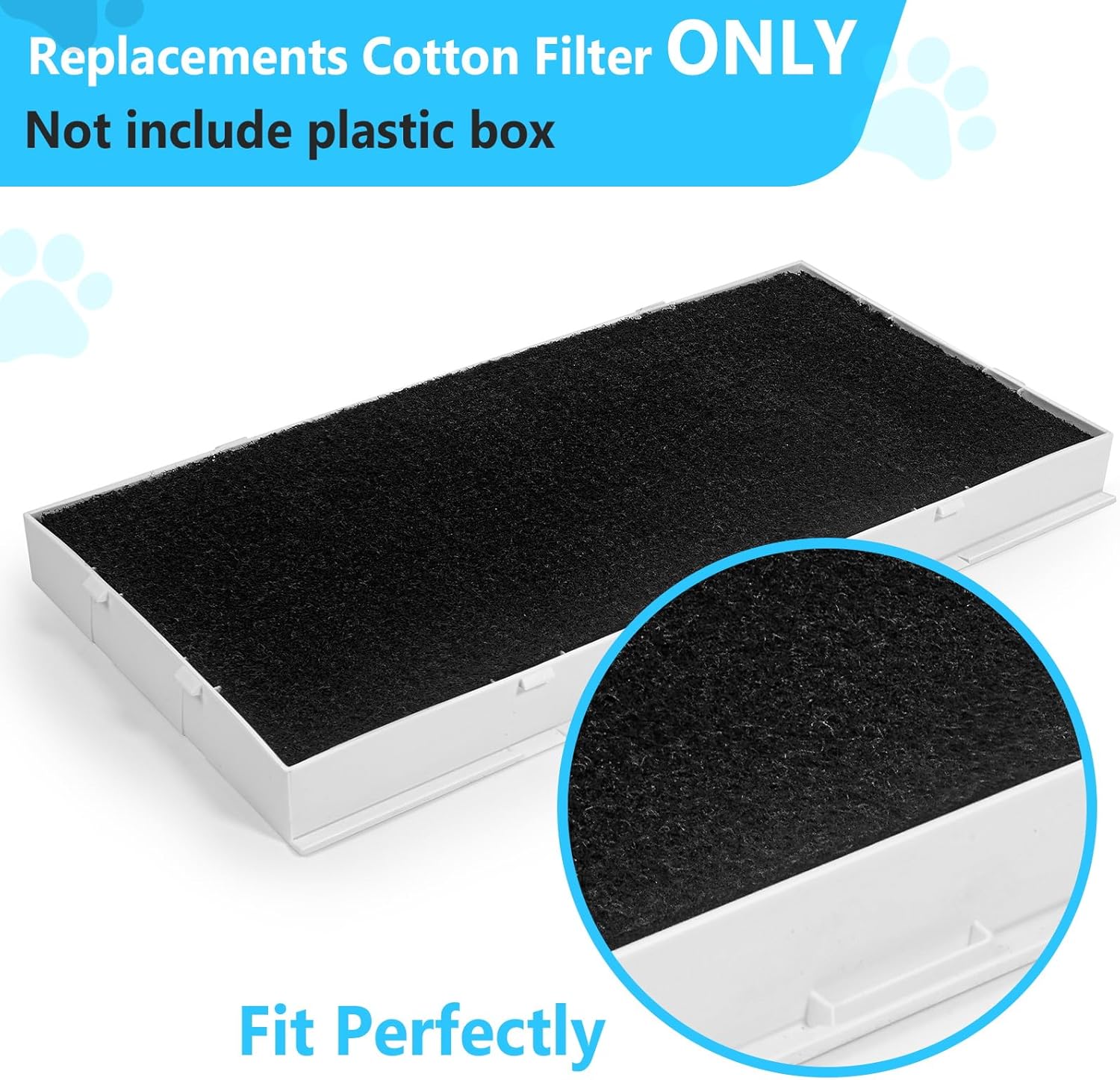 CATLINK – Filtros de carbón activado de la caja de arena para gatos, solo para Scooper Luxury ProLuxury Pro-XYoungYoung Pro-X (6 almohadillas)