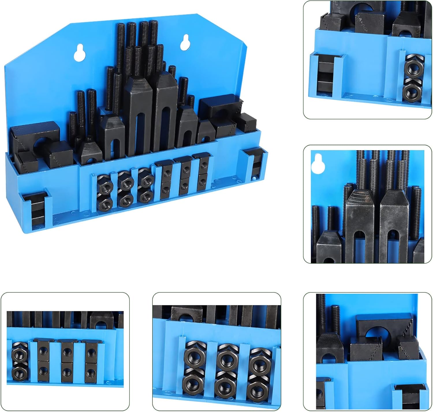 Kit de sujeción de accesorio de máquina herramienta 58PCS apto para fresadora