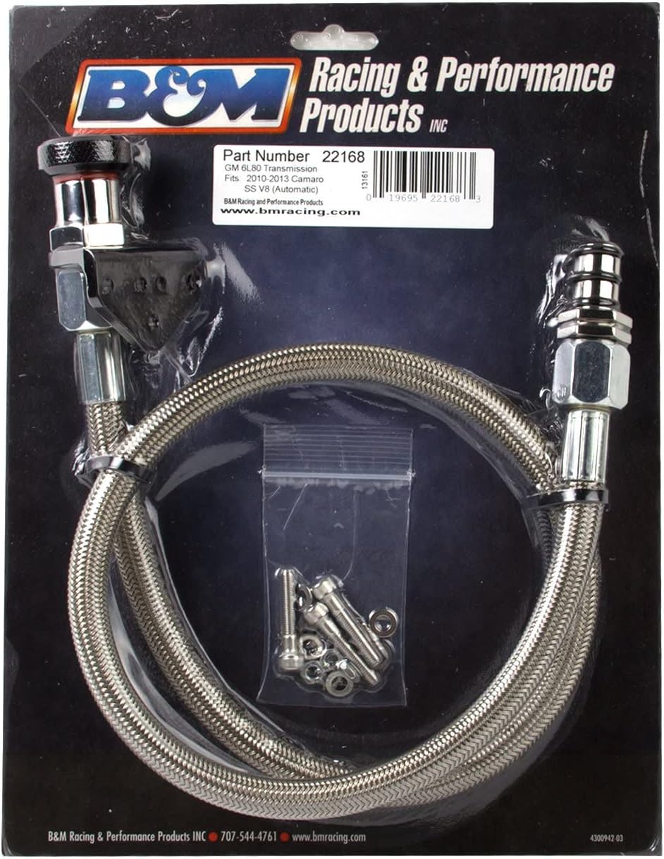 B&M (22168) 6L80 Varilla de medición de transmisión automática con bloqueo para Chevrolet Camaro SS