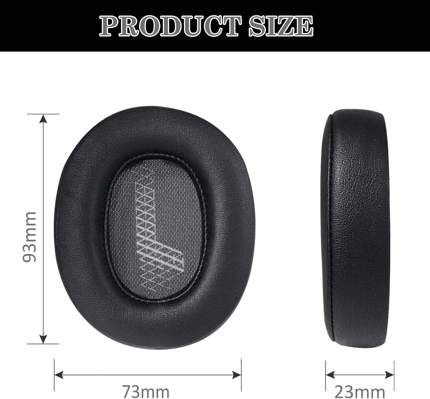Live 500 BT – Orejeras de repuesto compatibles con JBL Live 500BTLive 500 BT Auriculares inalámbricos alrededor de la oreja, almohadillas para los