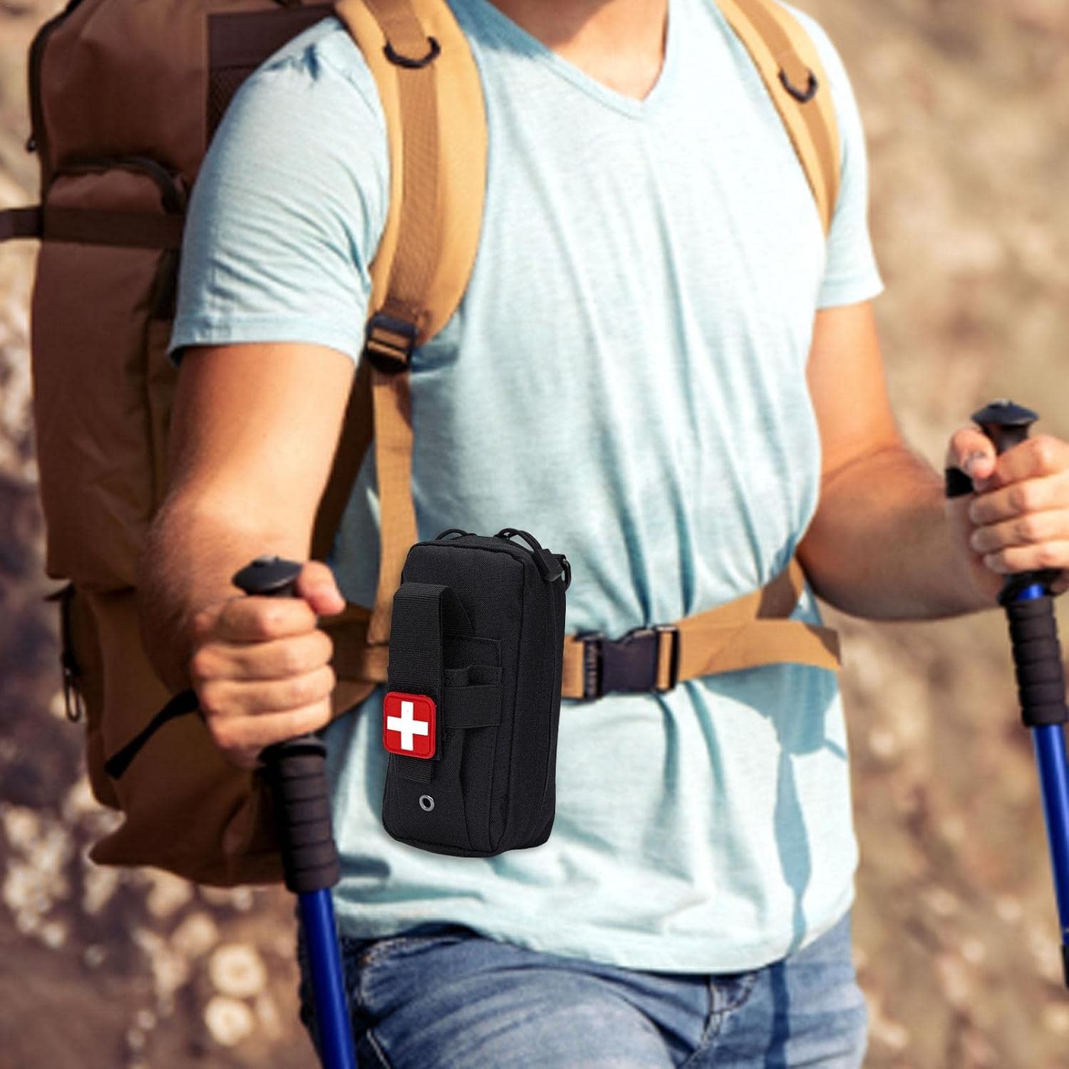 Rip-Away EMT Medical Aid IFAK bolsa de salvamento de vida, bolsa de kit de ayuda médica bolsa de viaje farmacia bolsa de camping al aire libre