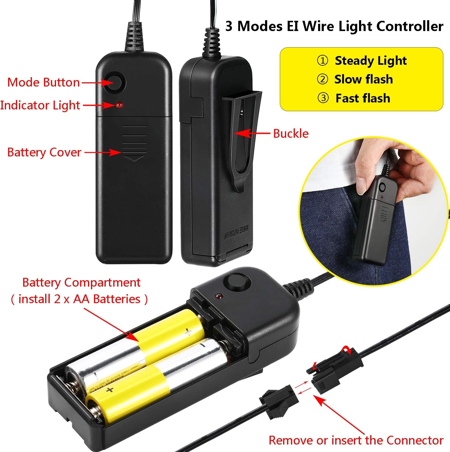 Máscara de la Purga de Halloween, máscara de luz LED para fiesta de festival de Halloween, máscara de 2 colores con 3 modos de luz