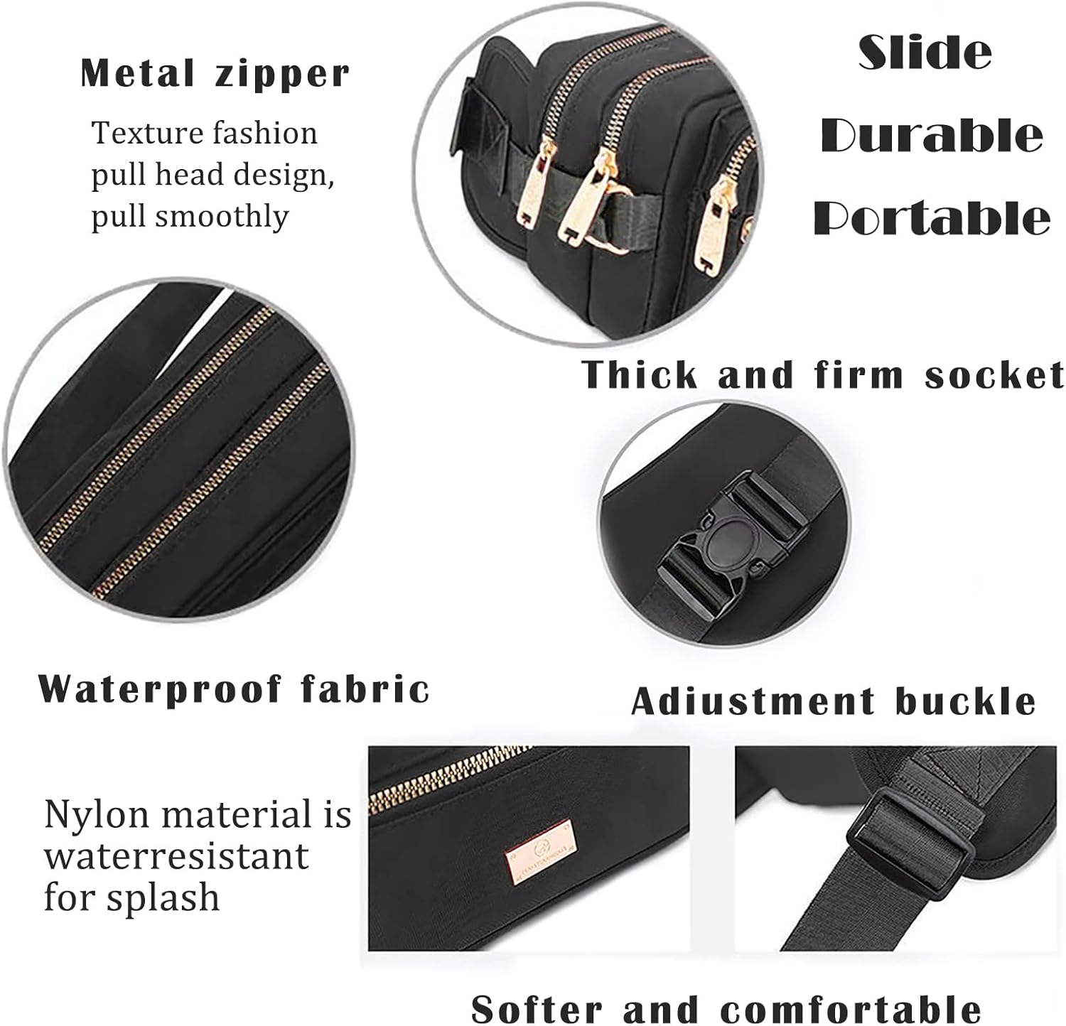 Riñonera extragrande de moda para hombres y mujeres, riñonera impermeable para senderismo, correr, ciclismo, gimnasio, deportes al aire libre, bolsa