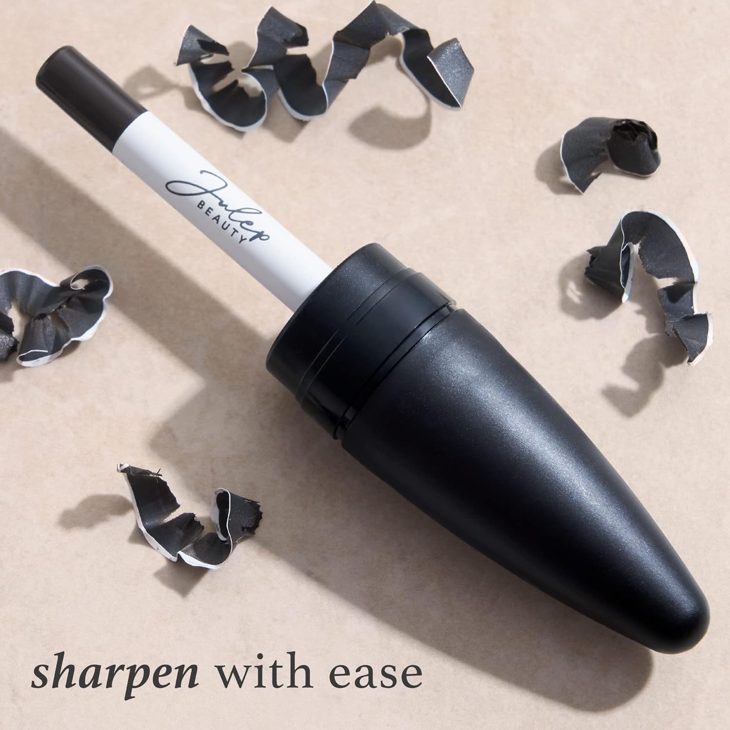Julep When Pencil Met – Lápiz delineador de ojos de gel afilable multiusos de larga duración, tutú rosa mate, a prueba de transferencia, forro de
