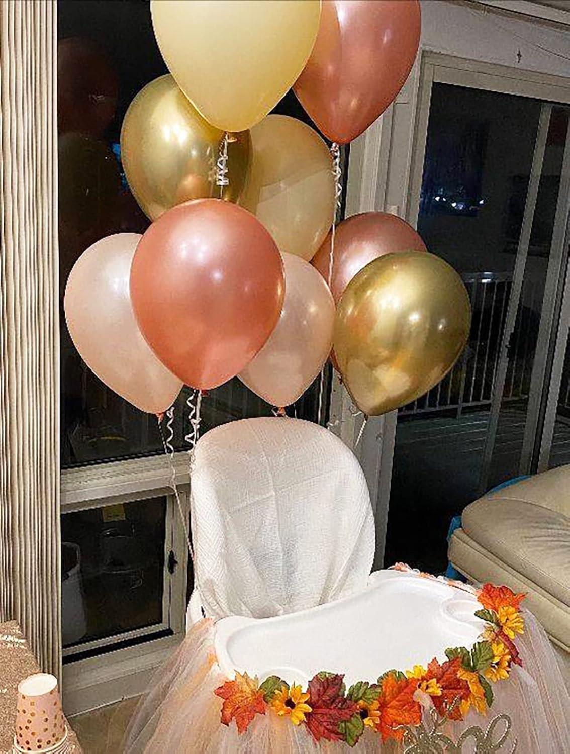 Globos de cumpleaños para mujer, globos de oro rosa cerezaoro rosa 2023 rosa cereza de 15 piezas para decoraciones de fiesta de cumpleaños para