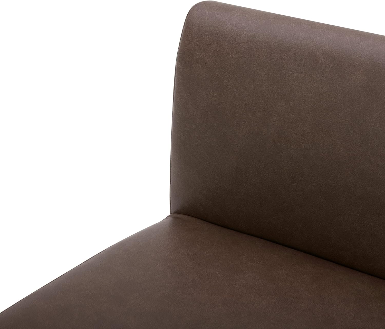 CHITA Juego de 2 taburetes de bar de altura de mostrador, taburetes de bar tapizados de altura de asiento de 25 pulgadas, de piel sintética en
