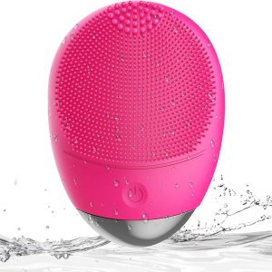 Facial Cleansing Brush, 3-in-1 Electric Soft Silicone Waterproof Face Scrubber, USB Rechargeable IPX7 Waterproof Sonic Vibrating Face Brush for Deep Facial Cleansing Brush, 3-in-1 Electric Soft Silicone Waterproof Face Scrubber, USB Rechargeable IPX7 Waterproof Sonic Vibrating Face Brush for Deep