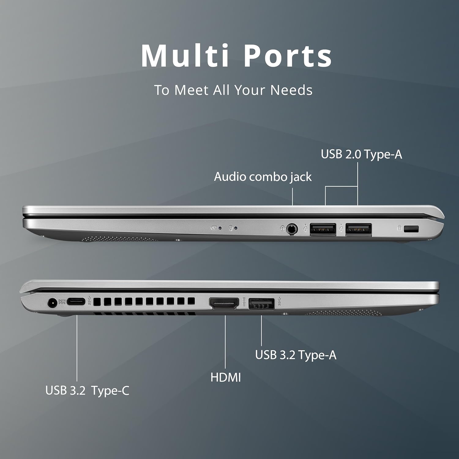 asus Vivobook 14HD 2023 Laptop para estudiantes, Intel Core i3-1115G4, 16 GB de RAM, SSD PCIe de 1 TB, gráficos Intel UHD, cámara web, WiFi 5,