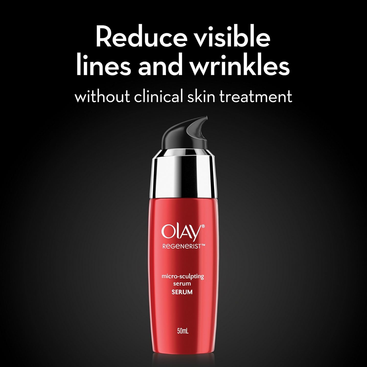 Olay Regenerist Advanced – Suero microescultor antienvejecimiento + hidratación intensa con complejo reafirmante Hydra, crema para la piel, 1.7 fl