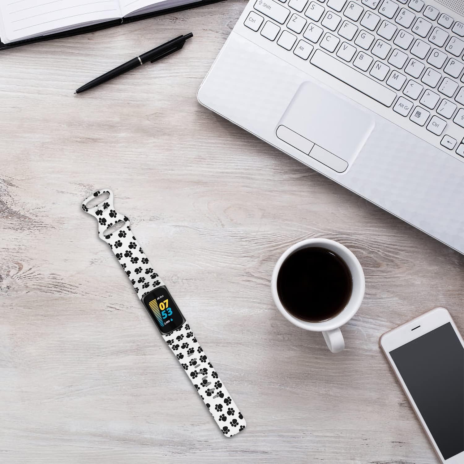 honecumi Correa de repuesto para Fitbit Charge 6 para mujeresFitbit Charge 5, correa de reloj deportivo de silicona suave para Charge 6Charge 5 para
