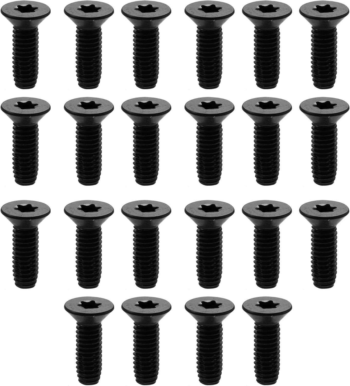 X AUTOHAUX 20 tornillos automáticos para Jeep Wrangler CJ7 YJ TJ 1976-2006 Sujetadores Marco de Parabrisas Bisagras Puerta Tornillo Pernos de Puerta