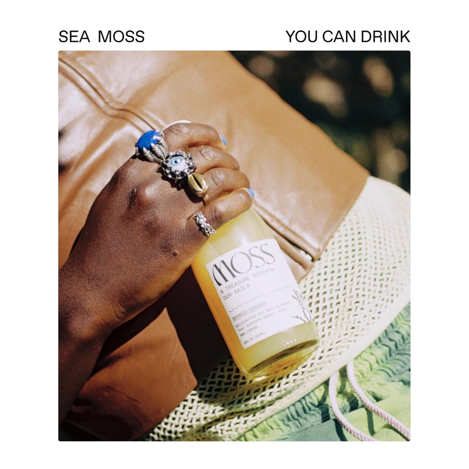 MOSS – Agua de musgo marino – 13,000 mg de musgo marino en una bebida funcional con agua de ósmosis inversa, minerales traza y electrolitos – Mango