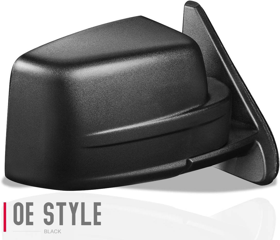 DNA Motoring OEM-MR-CH1321337 Estilo de fábrica Powered+Heated Espejo de puerta lateral derecha, negro