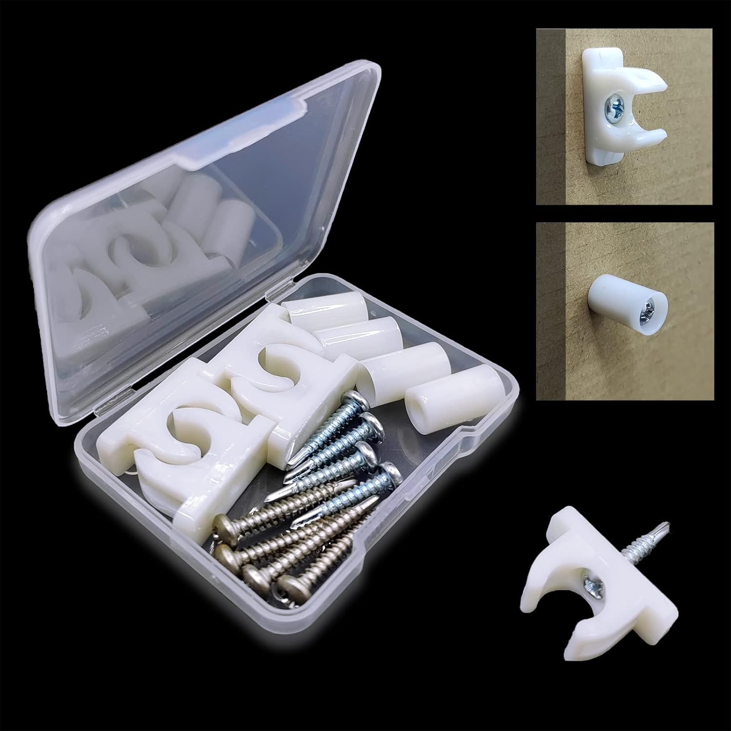 Clips frontales falsos para gabinete, clips frontales falsos para cajones, puntas de fregadero, clips de gabinete delanteros falsos clips para