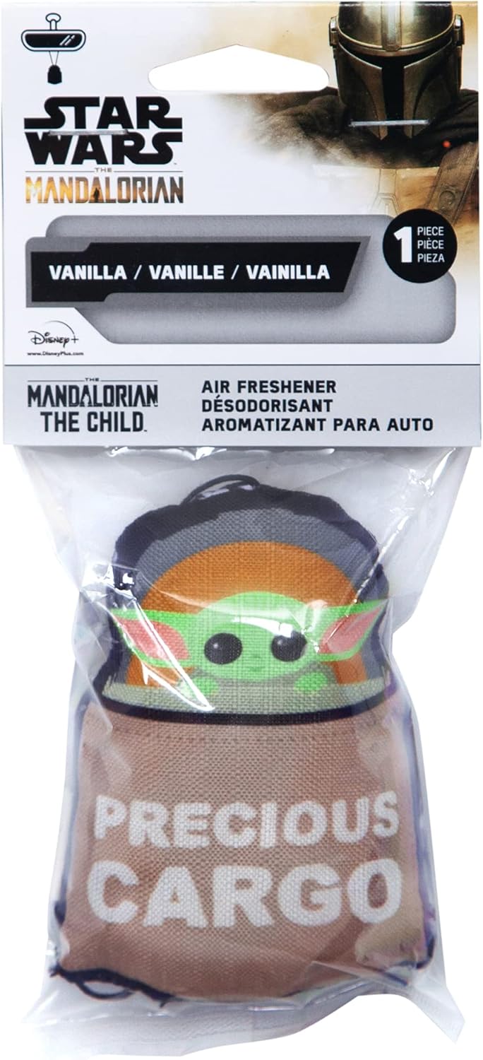 Plasticolor 005355R01 Star Wars Baby Yoda – Ambientador estilo bolsita para coche, camión o SUV