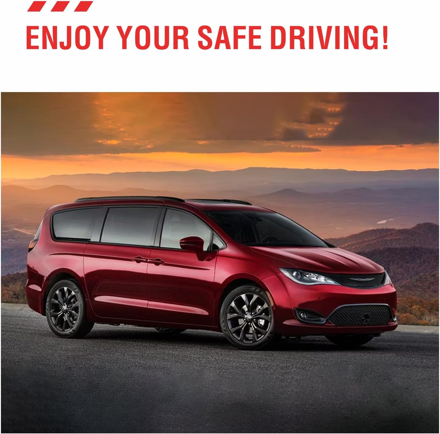 Limpiaparabrisas delantero de 26 a 20 pulgadas con limpiaparabrisas trasero de 14 pulgadas de repuesto para Chrysler Pacifica 2021, 2020, 2019,