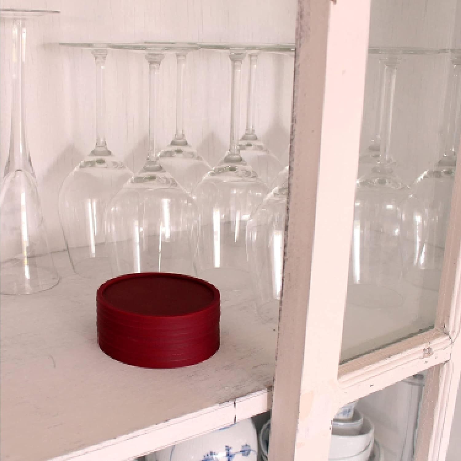 Barvivo Juego de 8 posavasos para bebidas, protección de mesa para cualquier tipo de mesa, madera, granito, vidrio, esteatita, mármol, piedra, mesas