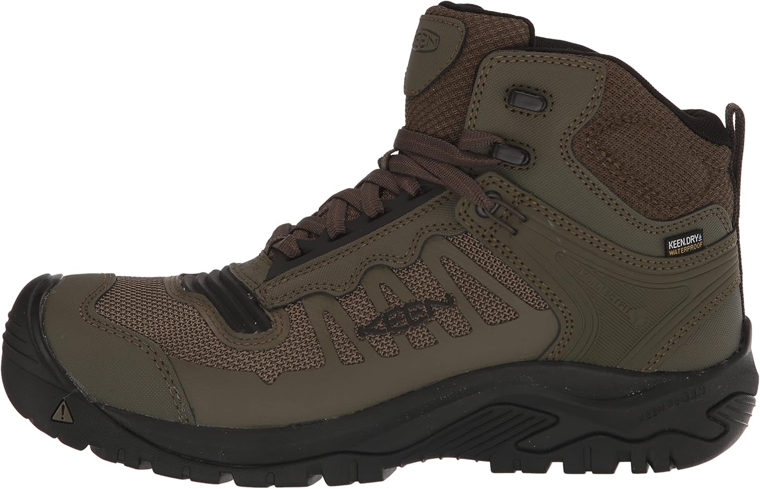 Keen Utility Reno para hombre de altura media, puntera compuesta, flexible, impermeable, atlética