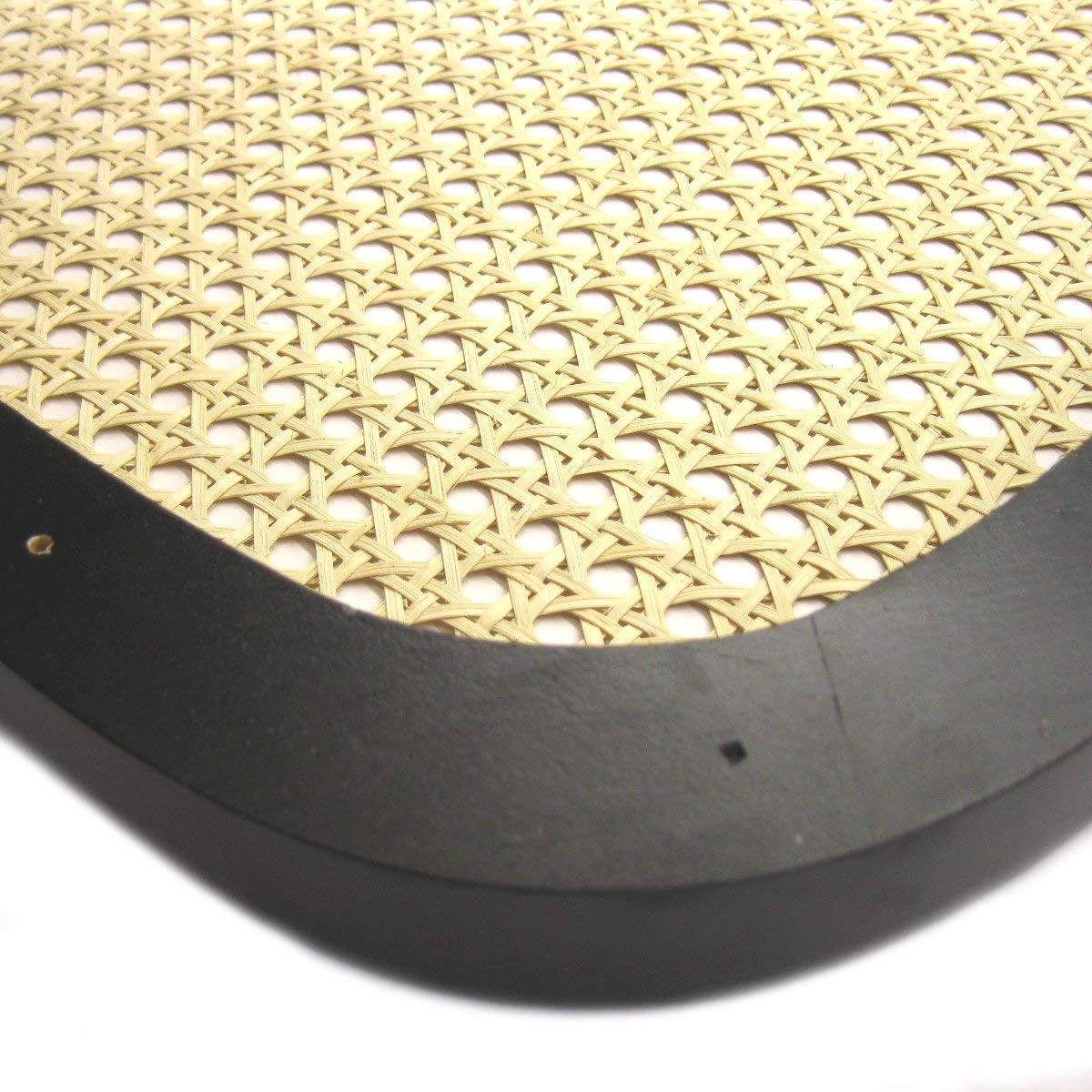 Marcel Breuer Cesca – Asiento de caña de repuesto para silla Cesca, color negro, fabricado en Italia