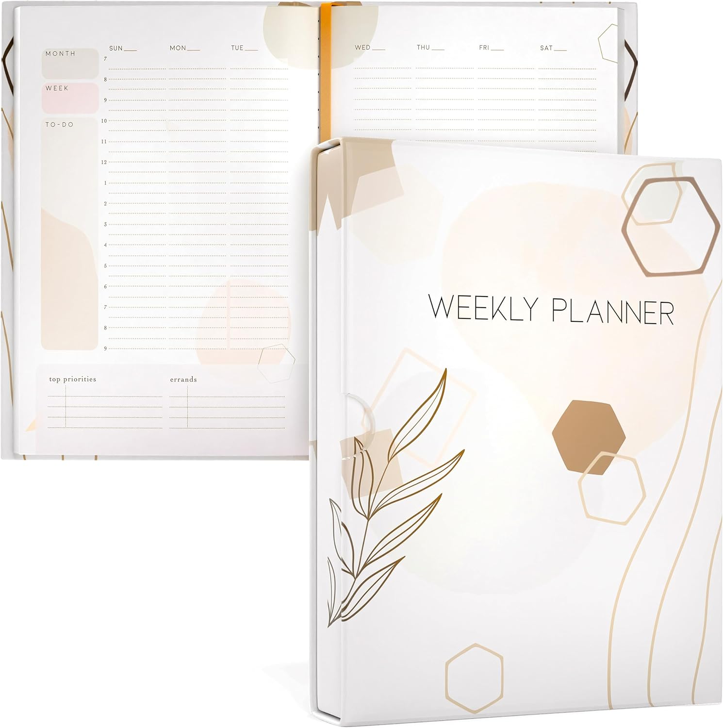 Agenda semanal mensual sin fecha  Agenda de bloqueo de tiempo con calendario 2024, libro de presupuesto, diario de gratitud para mujeres y