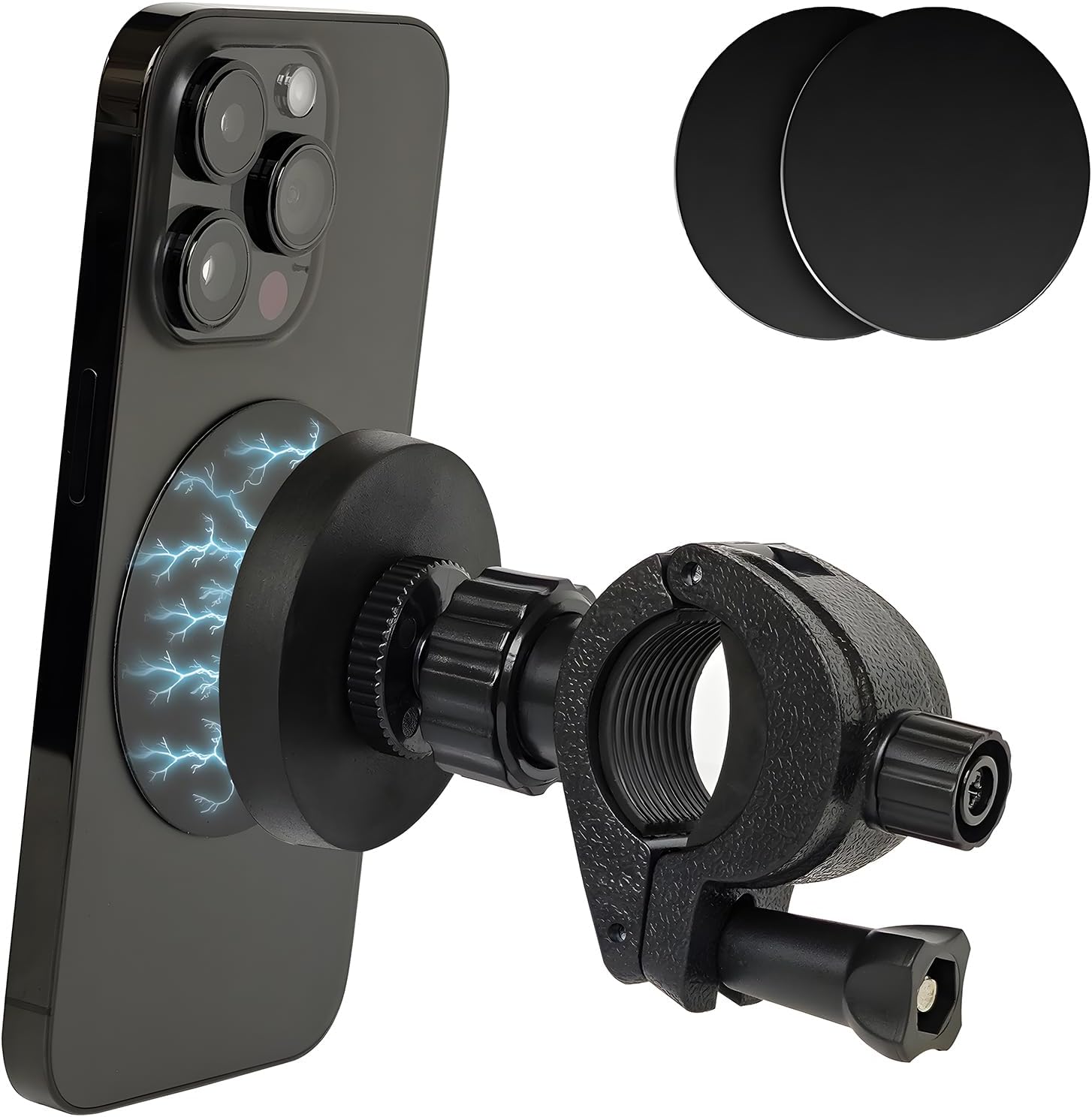 Soporte magnético para teléfono de bicicleta, soporte magnético para teléfono para bicicleta, cochecito, scooter, cinta de correr, motocicleta,