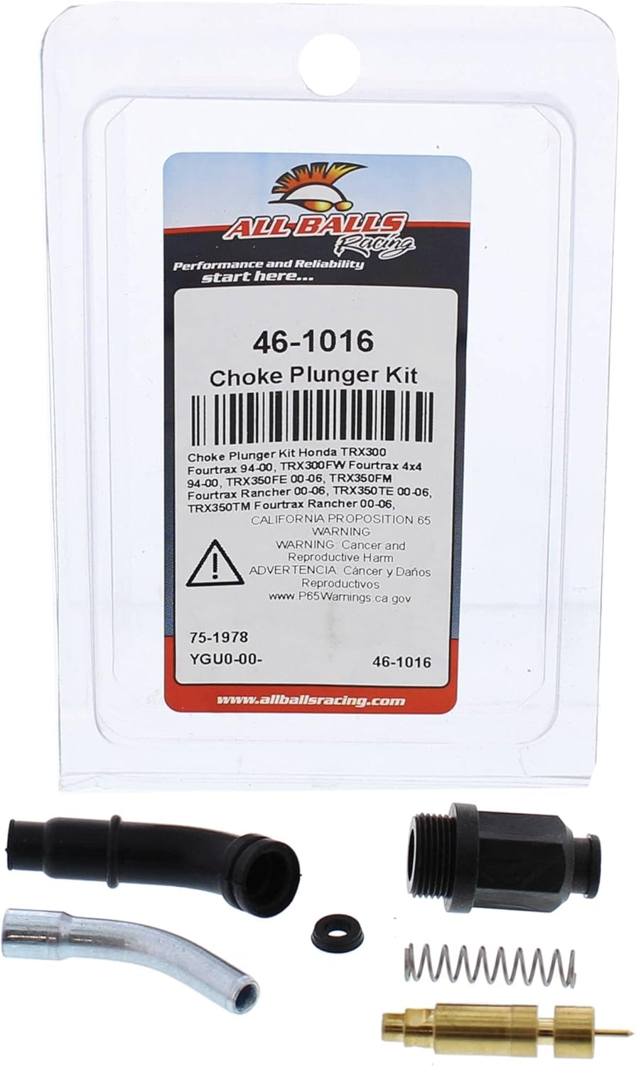 All Balls Kit de émbolo de estrangulador 46-1016 compatible conrepuesto para Honda TRX350FM Fourtrax Rancher 2000-2006, TRX350TE 2000-2006, TRX350TM