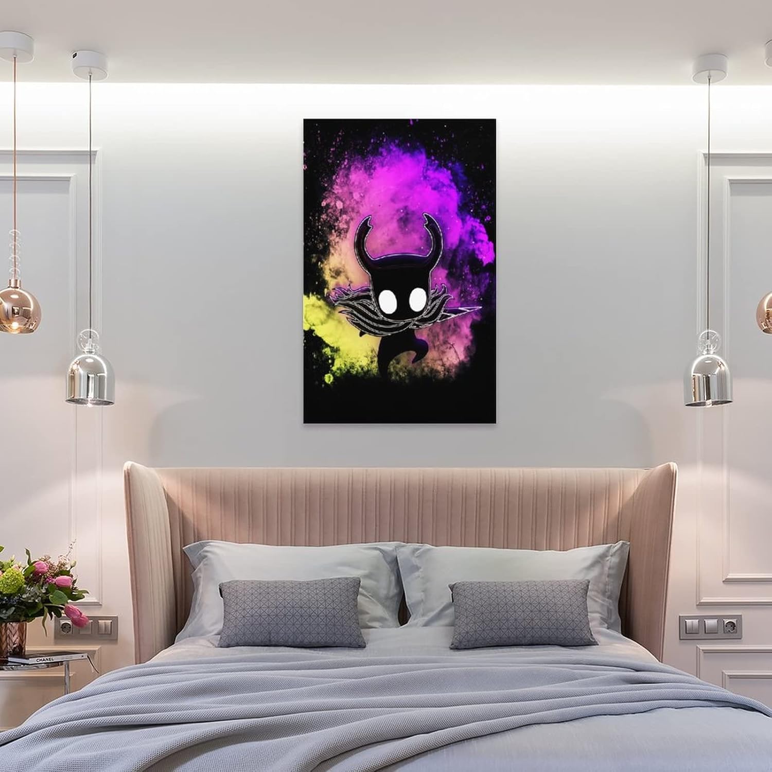 SNKB Póster de caballero hueco, pintura decorativa, lienzo, arte de pared, para sala de estar, dormitorio, 16 x 24 pulgadas (15.7 x 23.6 in)