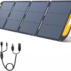 VTOMAN VS220 Pro Panel solar portátil de 220 W 48 V, 23% de eficiencia, panel solar plegable con impermeabilidad IP67 y adaptadores MC-4 Anderson VTOMAN VS220 Pro Panel solar portátil de 220 W 48 V, 23% de eficiencia, panel solar plegable con impermeabilidad IP67 y adaptadores MC-4 Anderson