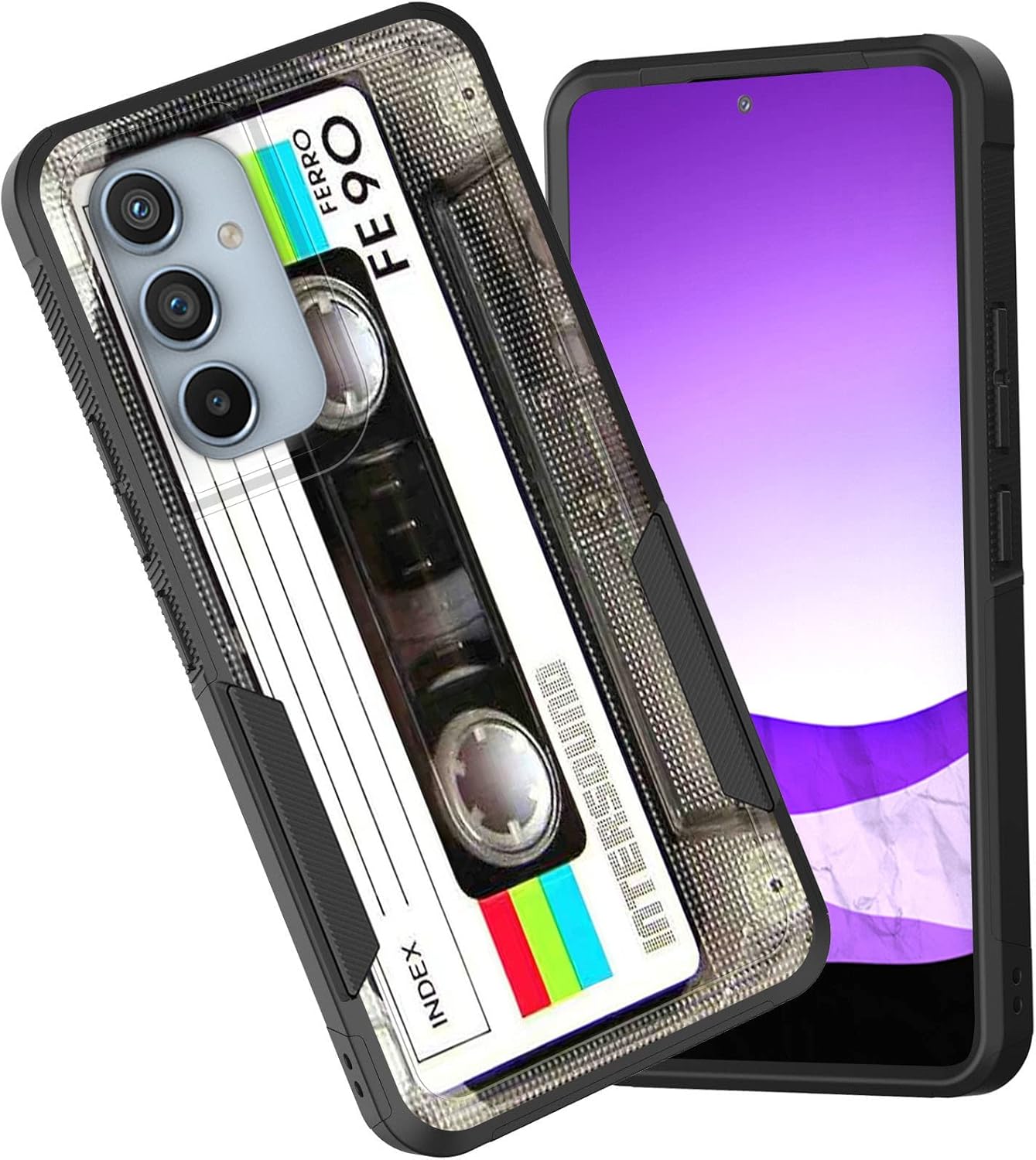 Funda para Galaxy A54 5G, doble capa híbrida resistente a prueba de golpes, policarbonato duro, silicona suave, TPU, funda protectora para Samsung