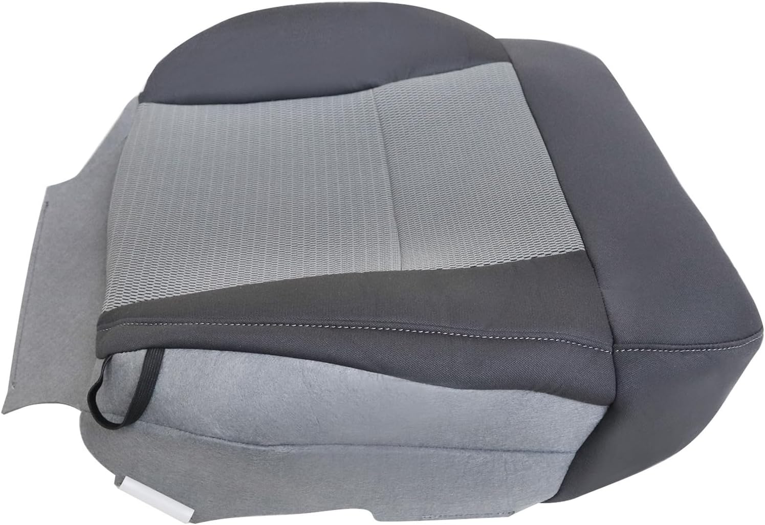 Funda de asiento de repuesto para parte inferior del lado del conductor y almohadilla de cojín de espuma, color gris oscuro para Ford F150 2004 2005