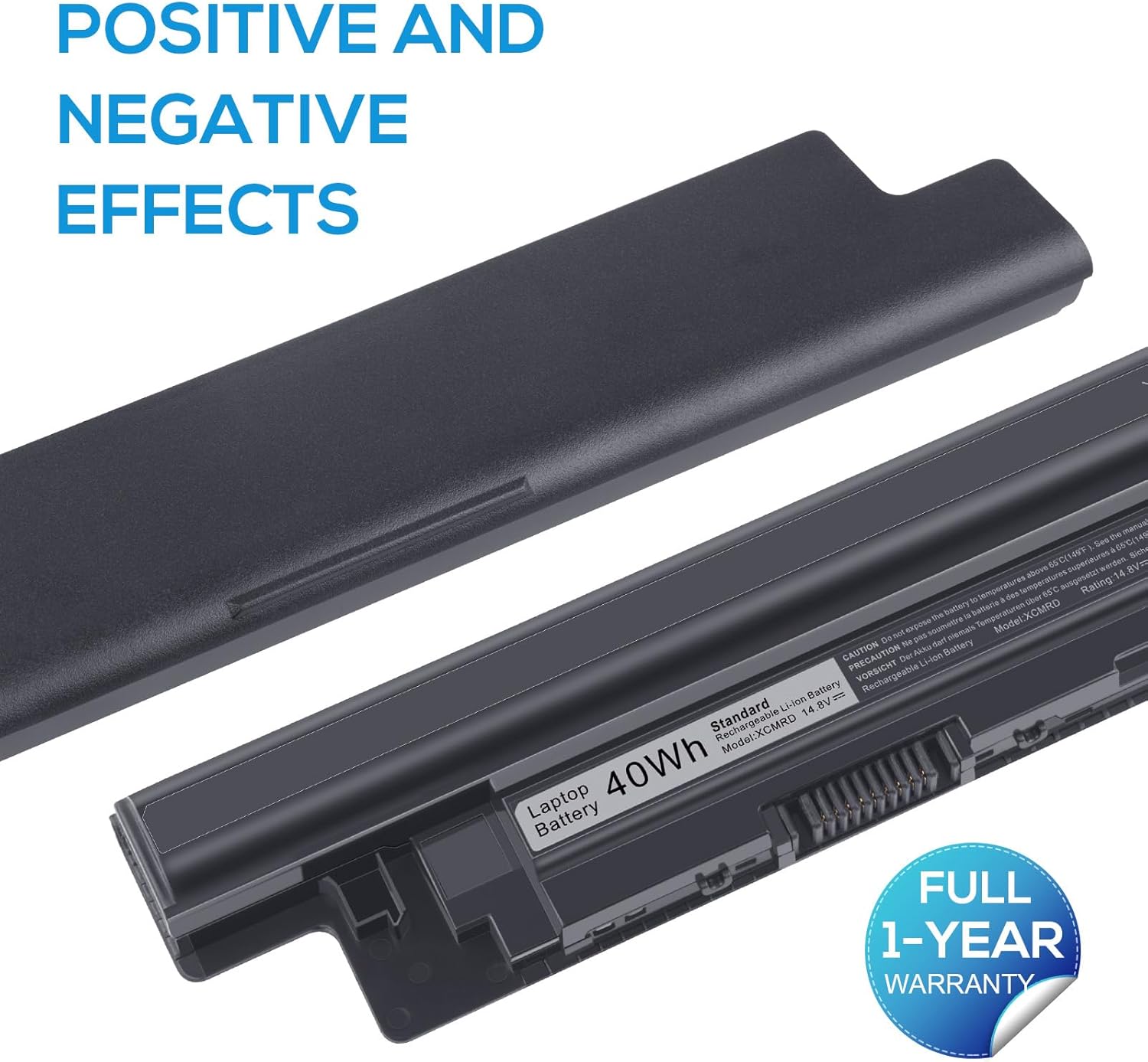 Fancy Buying Batería recargable XCMRD de 40 Wh para Dell Inspiron 3421 5421 3521 5521 3721 5721 14 15 17 N121y Mr90y, 3000 15-3521 15-3537 15-3541