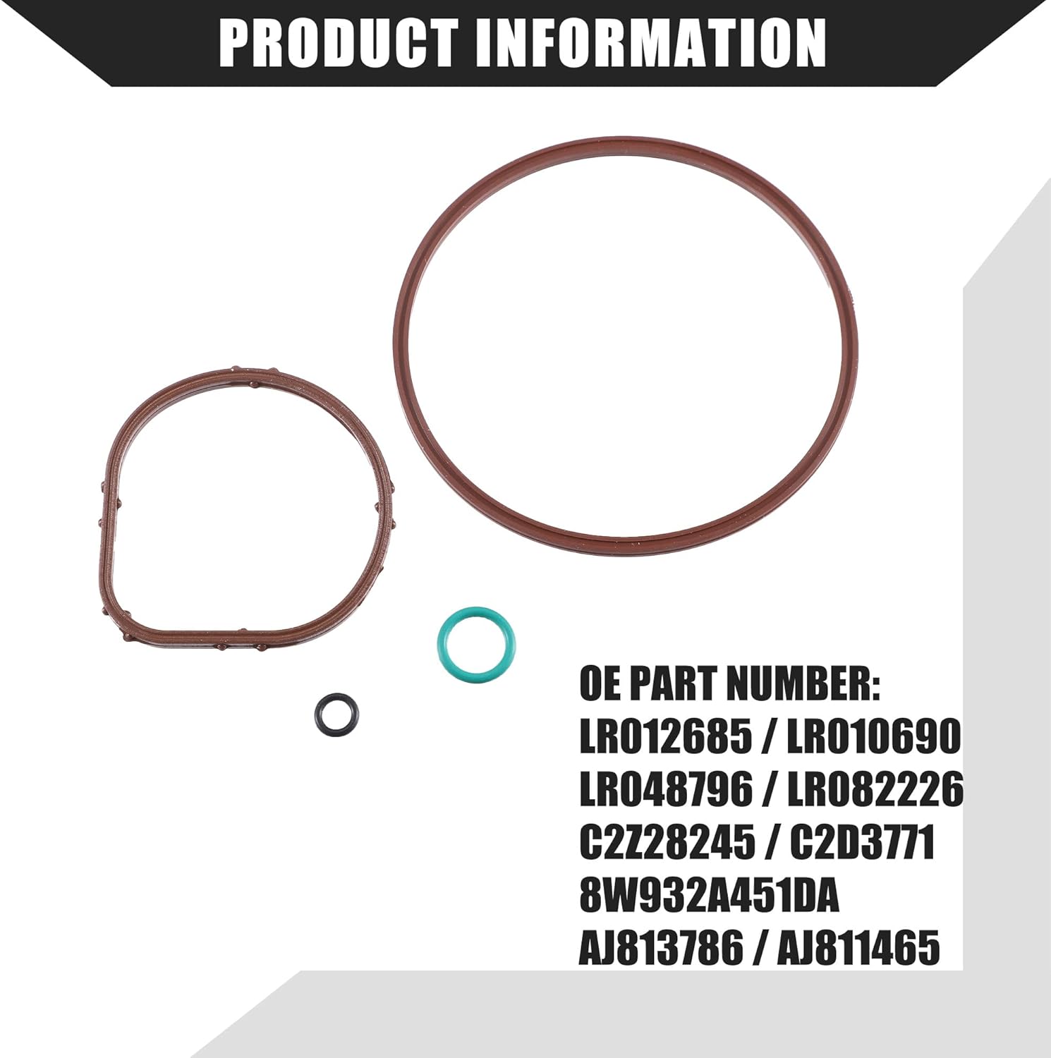 Kit de sellado de bomba de vacío de 5.0 L para Land Rover Discovery 2017-20203.0L juntas de bomba de vacío para Jaguar F-Pace 2017-2020