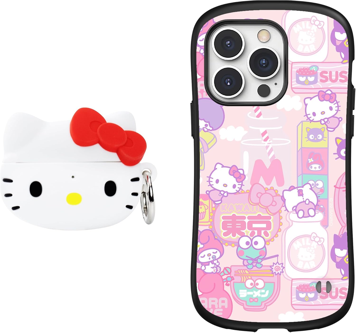 iFace Hello Kitty – Funda para AirPods ProPro 2 + para iPhone 14 Pro (Tokio)