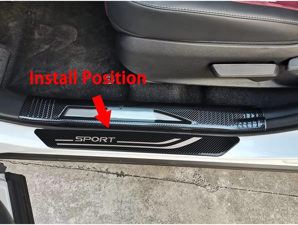 Beautost Cubierta protectora para umbral de puerta exterior para Lexus New NX 250350350 F Sport350h450h+450h+ F Sport 2022 2023 2024 para el umbral