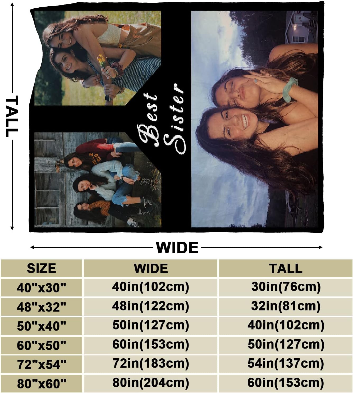 Livole Manta personalizada con imagen, manta de franela personalizada con foto y texto, manta personalizada para regalo para niños, amigos,