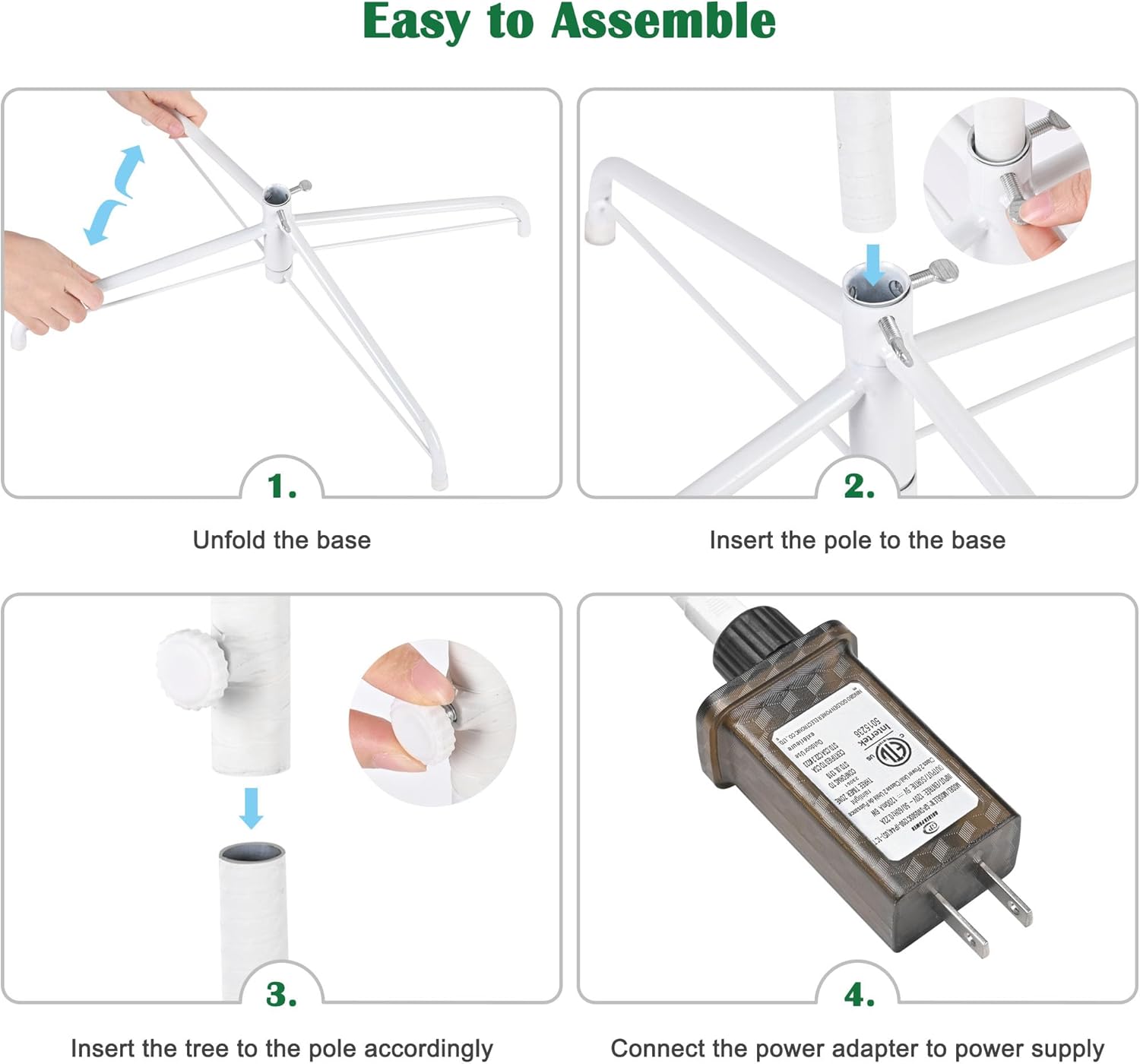 Yescom Rama de abedul de ciprés iluminada regulable de 5 pies, 120 LED, 8 modos, blanco cálido con temporizador remoto para el hogar, Navidad,