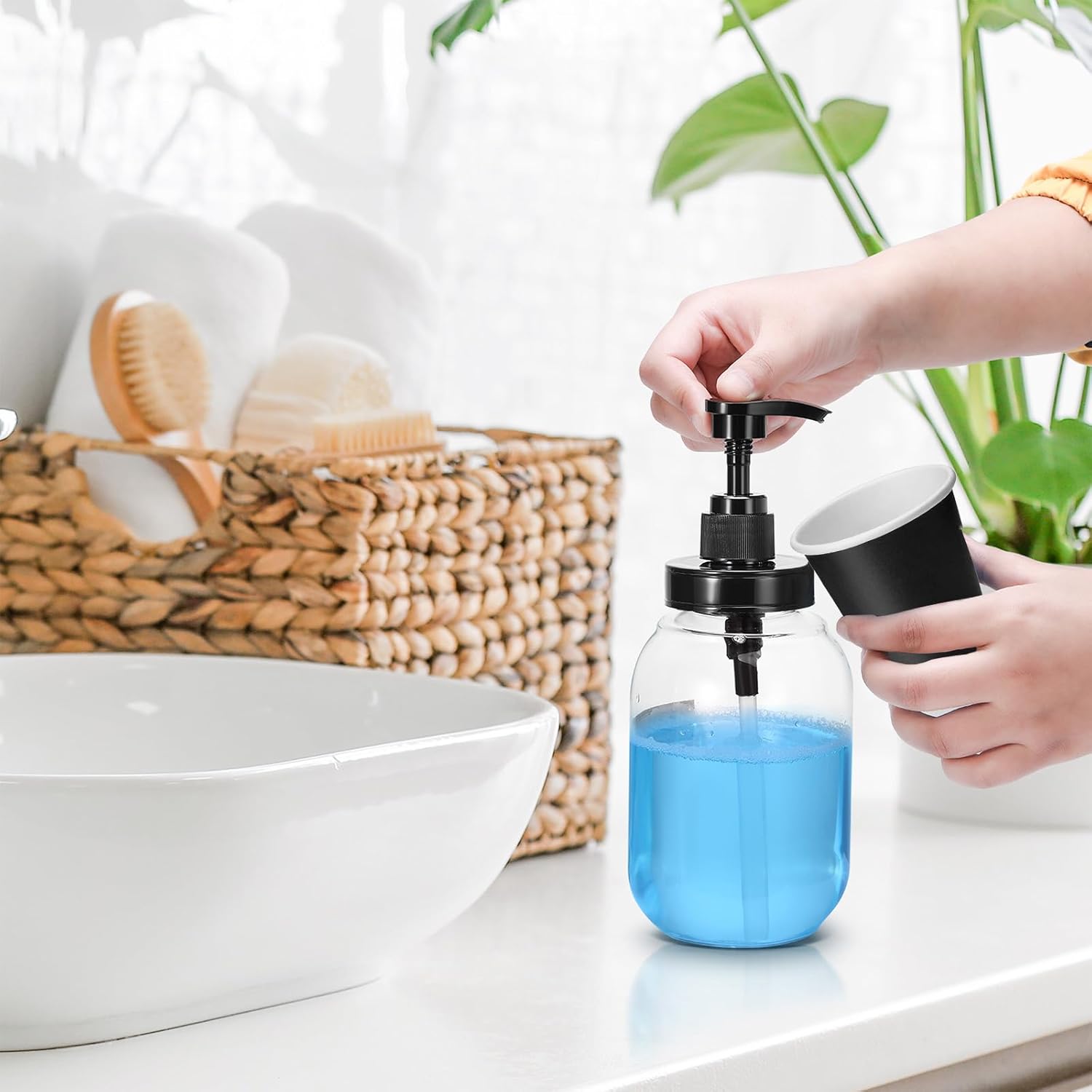 Paquete de 50 vasos desechables pequeños para enjuague bucal de baño, vasos de papel para baño, tazas de papel para aperitivos, baño, expreso,