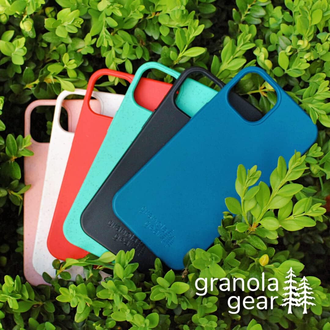 Funda ecológica para iPhone 15 Pro – Biodegradable, compostable, sin plástico, hecha de plantas – Azul Pacífico