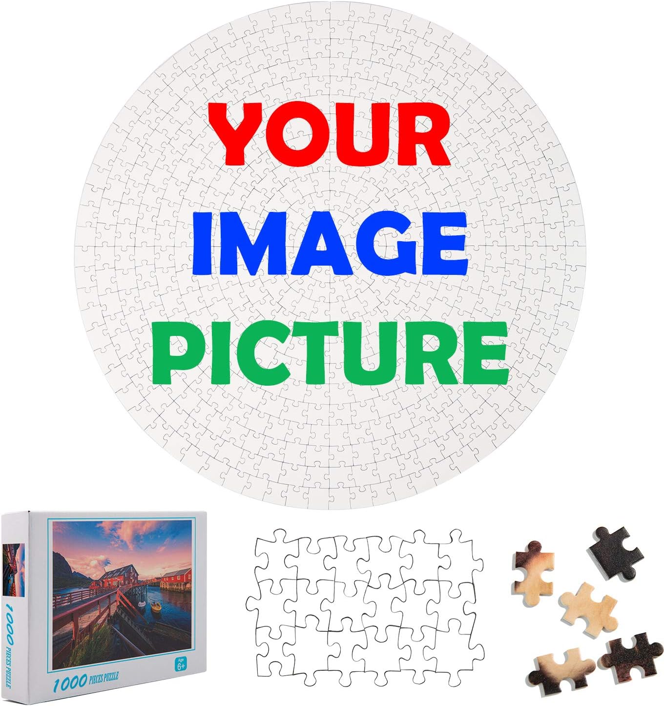 Rompecabezas personalizado a partir de la foto, rompecabezas personalizado, regalo de cumpleaños único, adecuado para niños, familiares y amigos,