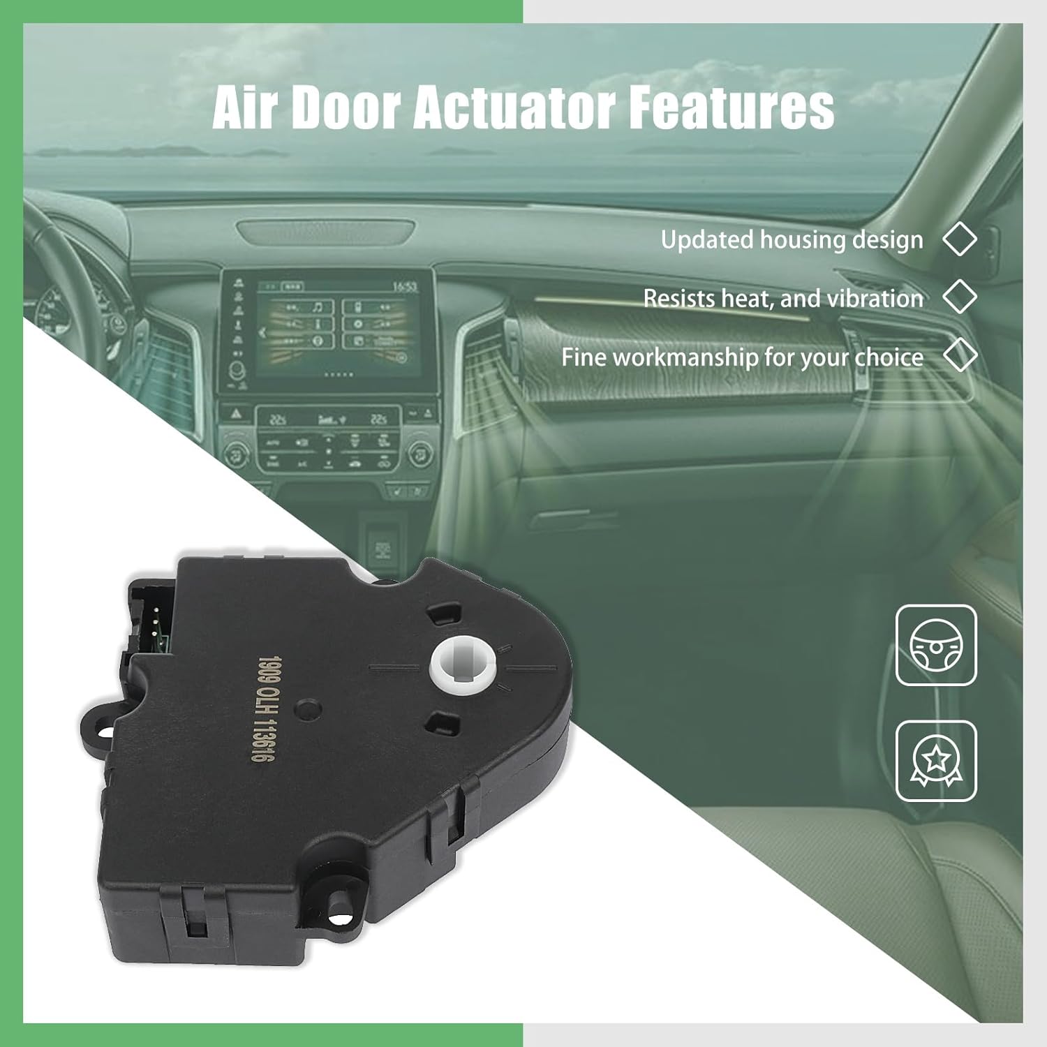 Accionador de puerta de aire para Chevrolet Blazer Suburban GMC Yukon, modelo SCITOO 15-72139 16141802 8901836
